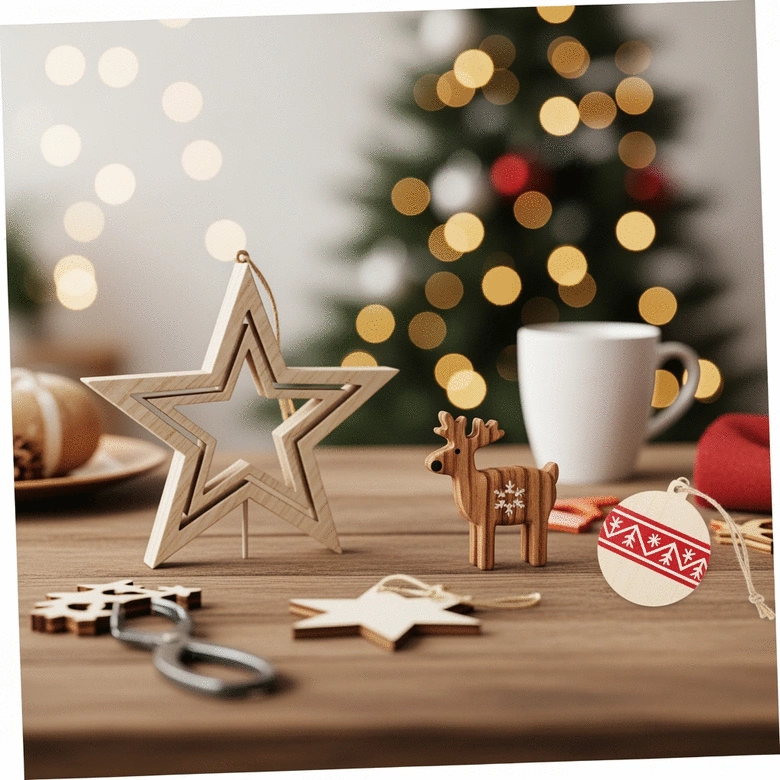 Step-by-Step Guide to Creating Rustic Wood Christmas Decorations on a Budget